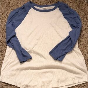 Old Navy Blue and Cream Shirt